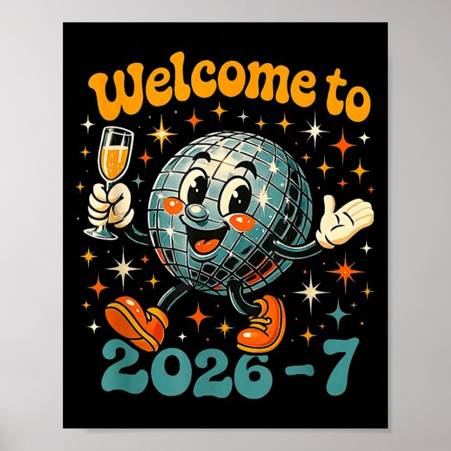 Póster 67 Meme Countdown Happy New Year Funny Drip Number (Frente)