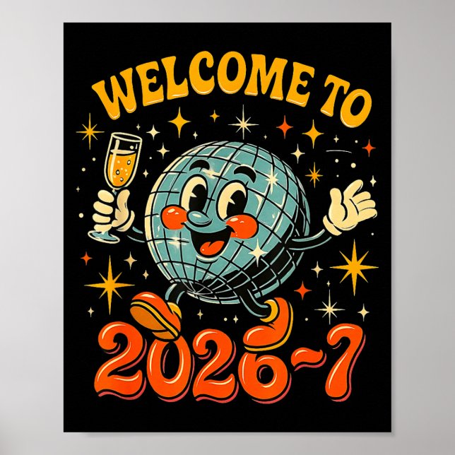 Póster 67 Meme Countdown Happy New Year Funny Drip Number (Frente)