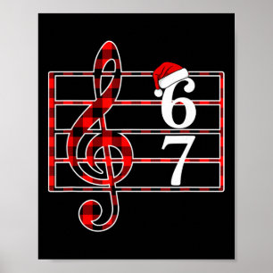 Póster 67 Meme de música jerga Músico Santa Maestro de mú