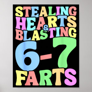 Póster 67 Meme Día de San Valentín Seis Siete 6-7 Diverti