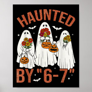 Póster 67 Meme Disfraz de Halloween embrujado Boo lindo