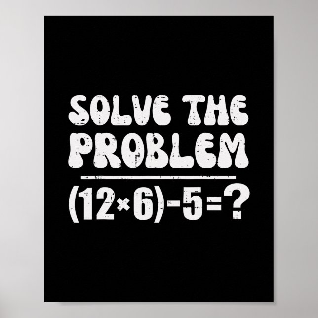 Póster 67 Meme Divertido Pemdas Profesor de Matemáticas d (Frente)