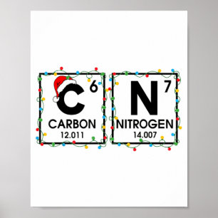 Póster 67 Meme divertido profesor ciencia tabla periódica