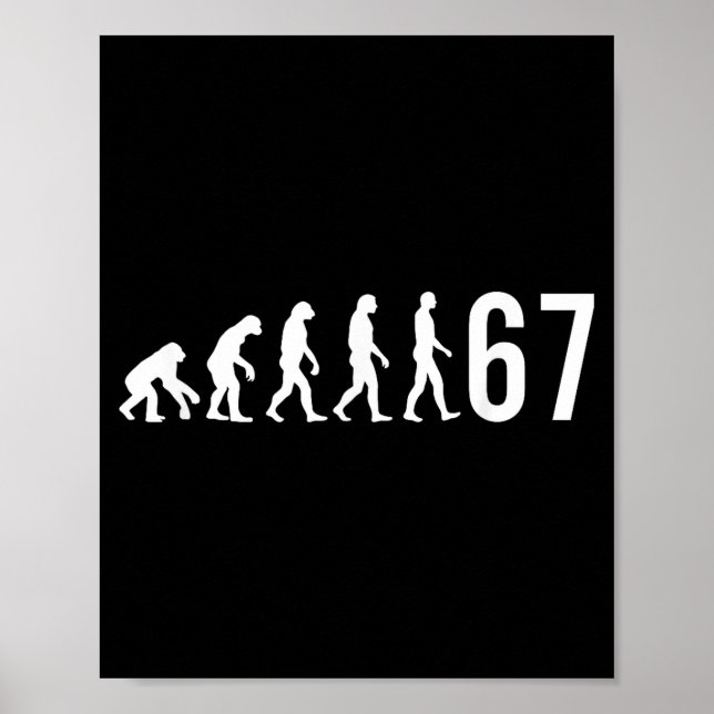 Póster 67 Meme Evolution Of Man  (Frente)