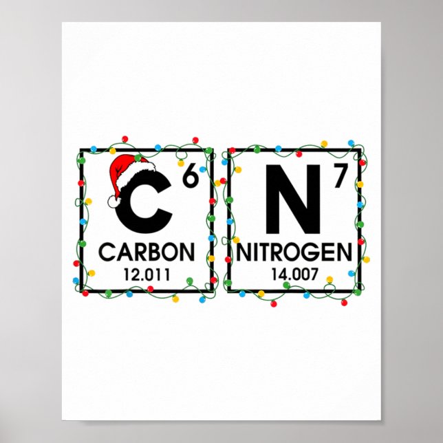 Póster 67 Meme Funny Teacher Science Periodic Table 67 Ch (Frente)