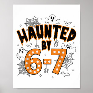 Póster 67 Meme Halloween Embrujado- Fantasma Divertido Y 