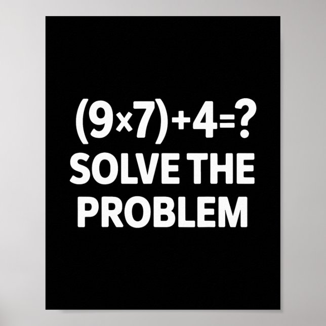 Póster 67 Meme Pemdas Elementary Math Teacher  (Frente)