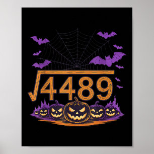 Póster 67 Meme Raíz Cuadrada 4489 Jerga Matemáticas Disfr