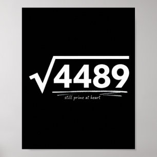 Póster 67 Meme Raíz Cuadrada 4489 Slang Cumpleaños Enseña