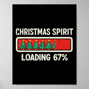 Póster 67 Meme Seis Siete Espíritu Navideño Cargando Gen