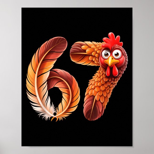 Póster 67 Meme Thanksgiving Turkey Day Funny Holiday Six  (Frente)