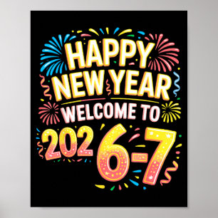 Póster 67 Nochevieja - Feliz Año Nuevo 2026-7 Divertido 6