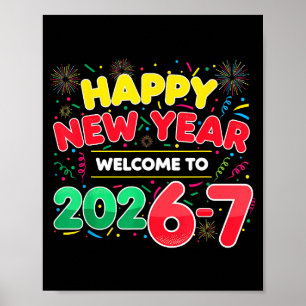 Póster 67 Nochevieja, Humor Feliz Año Nuevo 2026-7 Divert
