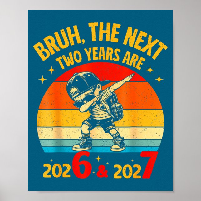 Póster 67 Nye 2026 Funny Boys Kids New Years Eve Party 6  (Frente)