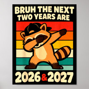 Póster 67 Nye 2026 Niños Divertidos Chicos Fiesta de Año