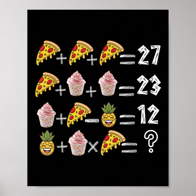 Póster 67 Order Operations Math Pemdas Funny Teacher Meme (Frente)
