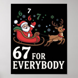Póster 67 Para Todos Navidad Seis Siete Traje De Navidad
