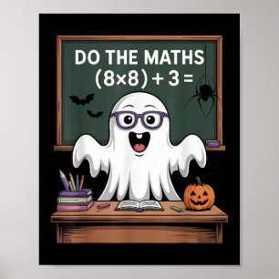 Póster 67 Profesor Fantasma de Halloween Seis Siete Meme