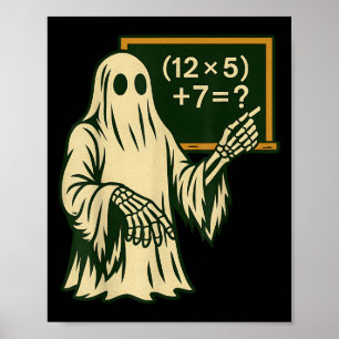 Póster 67 Profesor Fantasma de Halloween Seis Siete Meme