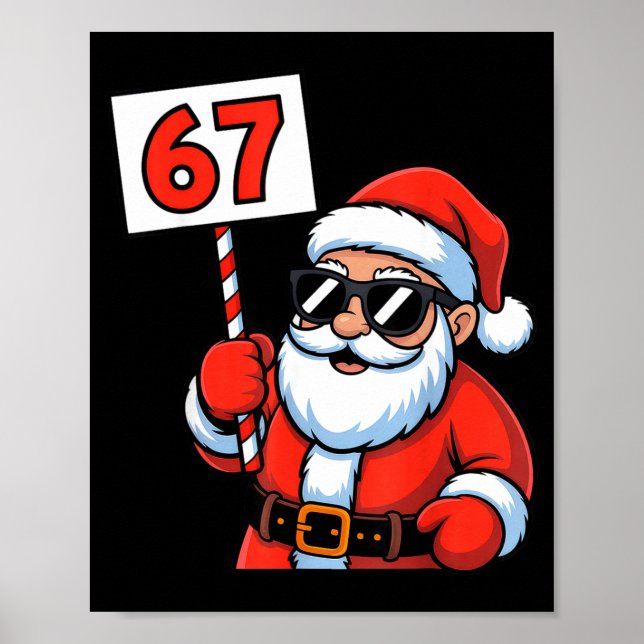 Póster 67 Santa Six Seven Christmas  (Frente)
