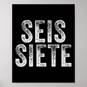 Póster 67 Seis Siete Spanish Brainrot Navidad