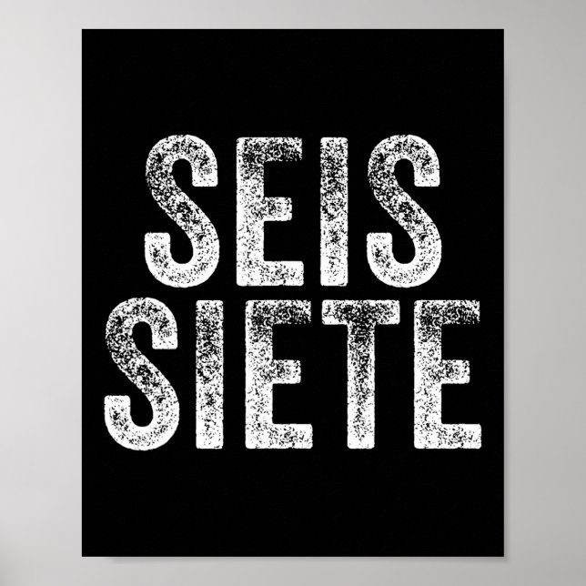 Póster 67 Seis Siete Spanish Brainrot Navidad (Frente)