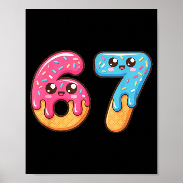 Póster 67 Shirt Baseball Lifestyle 101 Apparel Youth Drip (Frente)