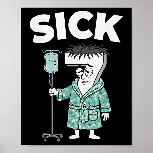 Póster 67 Sick Seven Six 6 7 Meme  (Frente)