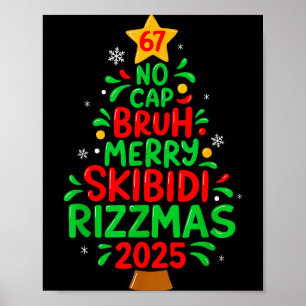 Póster 67 Sin Tapa Hermano Skibidi Rizzmas Niños Gen Alfa