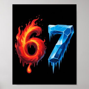 Póster 67 Six Seven 6-7 Hielo Flamante - Bra de Adolescen