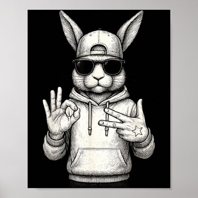 Póster 67 Six Seven Meme 6 7 Funny Easter Day For Boys Me (Frente)