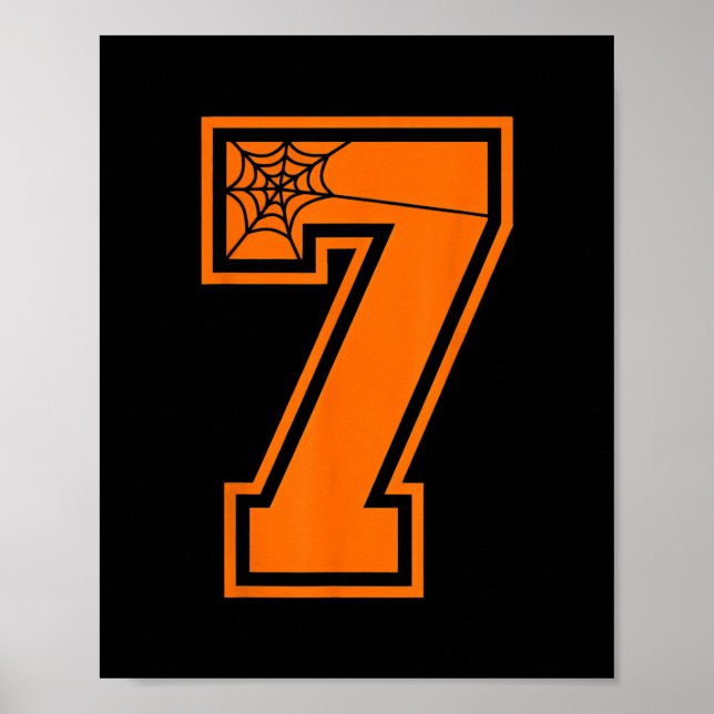Póster 67 Six Seven Meme Pareja Disfraz de Halloween Comb (Frente)