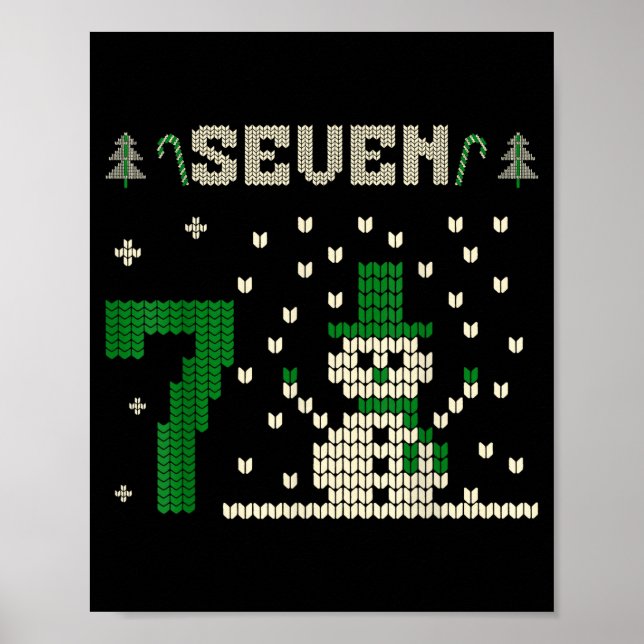 Póster 67 Six Seven Meme Snowman Christmas Couple Matchin (Frente)
