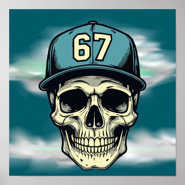 Póster 67 Skull (Frente)