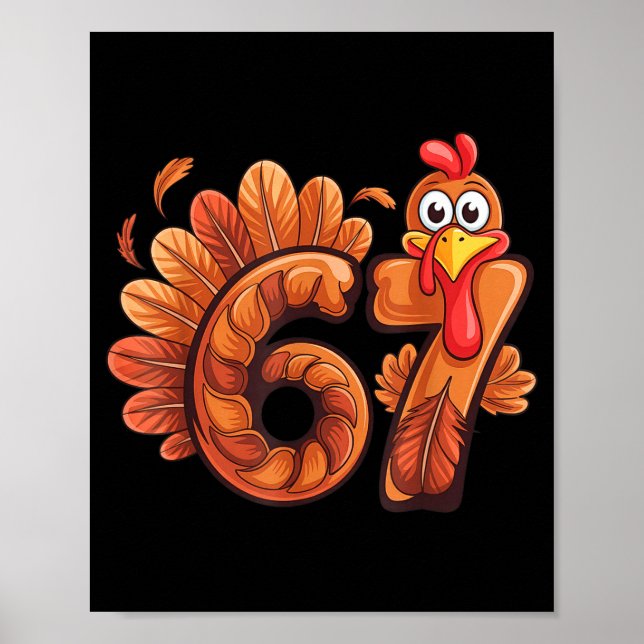Póster 67 Thanksgiving Turkey  (Frente)