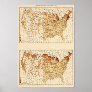 Póster 68 Nativos del Canadá 1900