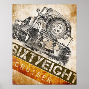 Póster 68 Toyota aterrizan el poster del crucero