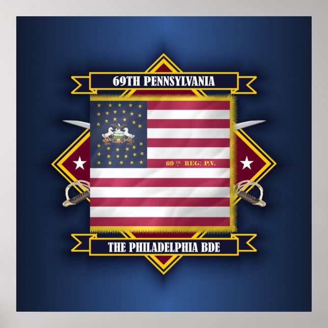 Póster 69.ª Infantería de Pensilvania (Frente)