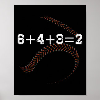 Póster 6+4+3=2 643 Double Play Outs Sell Player Coach Sof