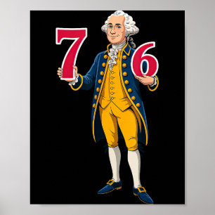 Póster 6 7 7 6 Jorge Washington Seis Siete 