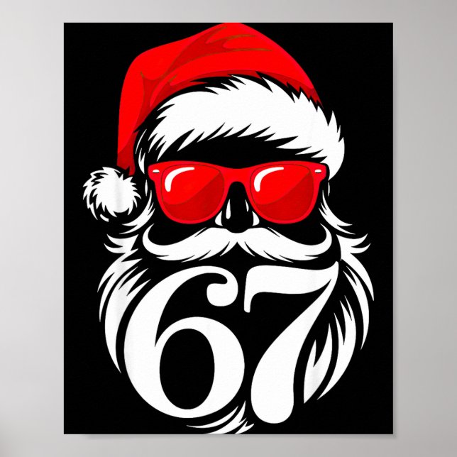 Póster 6 7 Christmas 67 Santa Six Seven Christmas  (Frente)
