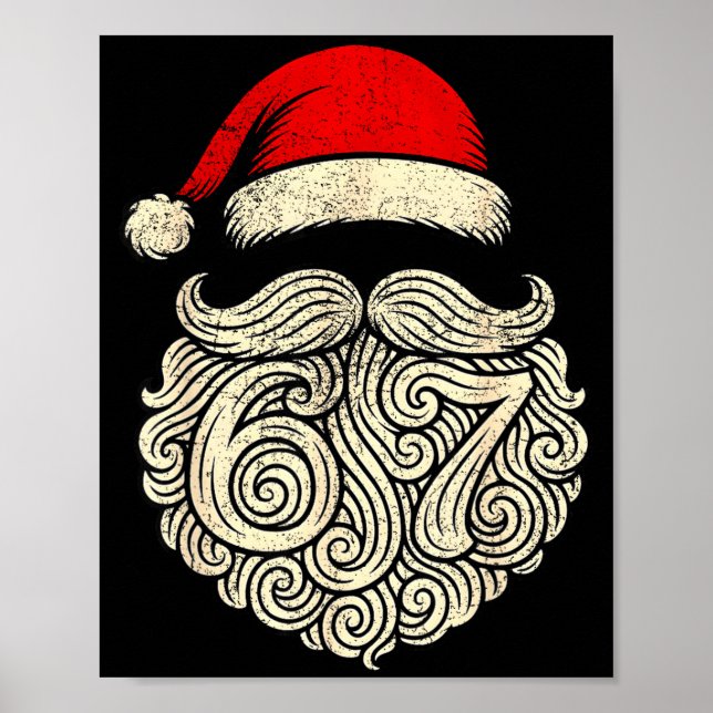 Póster 6 7 Christmas 67 Santa Six Seven Christmas Boys Te (Frente)