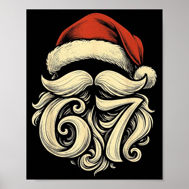 Póster 6 7 Christmas 67 Santa Six Seven Christmas Boys Te (Frente)