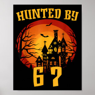 Póster 6 7 halloween 67 meme seis siete embrujado gen alf