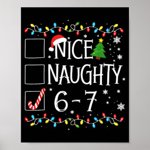 Póster 6-7 Meme Bonito Travieso 67 Navidad
