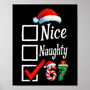 Póster 6 7 Meme Bonito Travieso 67 Navidad Rotura Cerebra