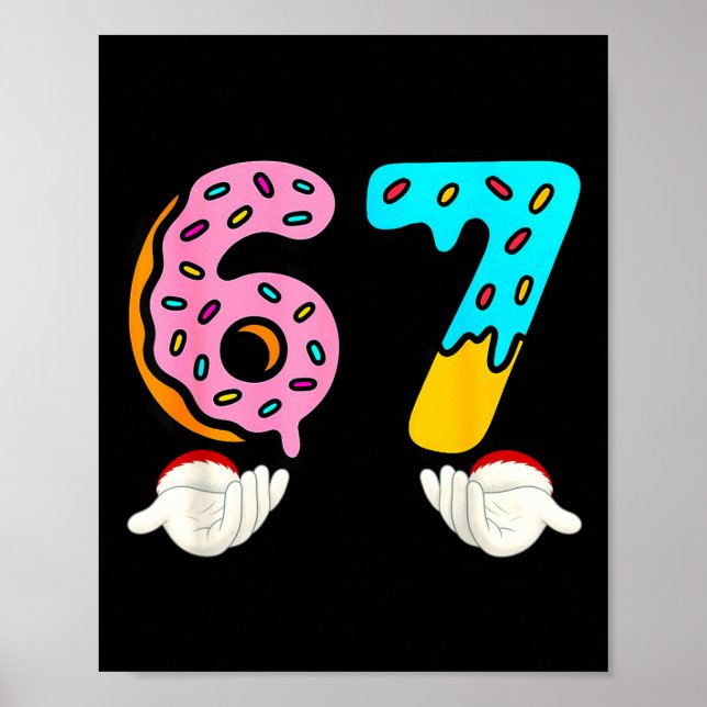 Póster 6-7 Meme Shirts 67 Christmas Brain Rot Funny Boys  (Frente)