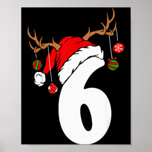 Póster 6 7 Seis Siete Gen Z Alpha Meme Slang Feliz Navida