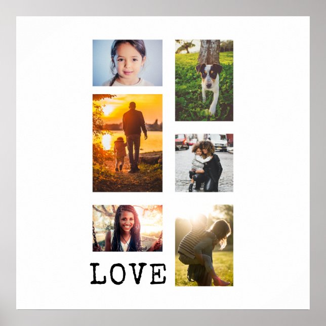 Póster 6 Collage de fotograma (Frente)