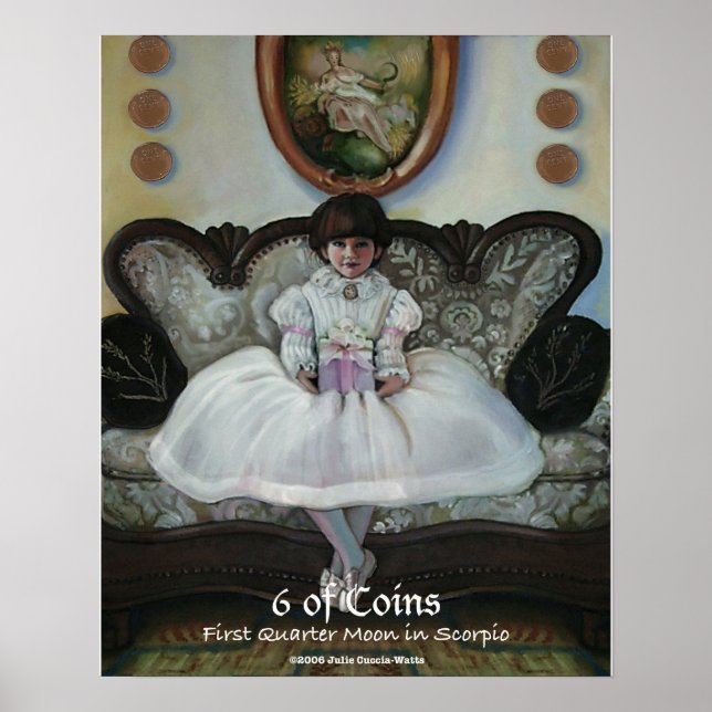 Póster 6 de Monedas (Frente)